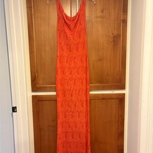 Öfuurë Orange Multi-Style Dress